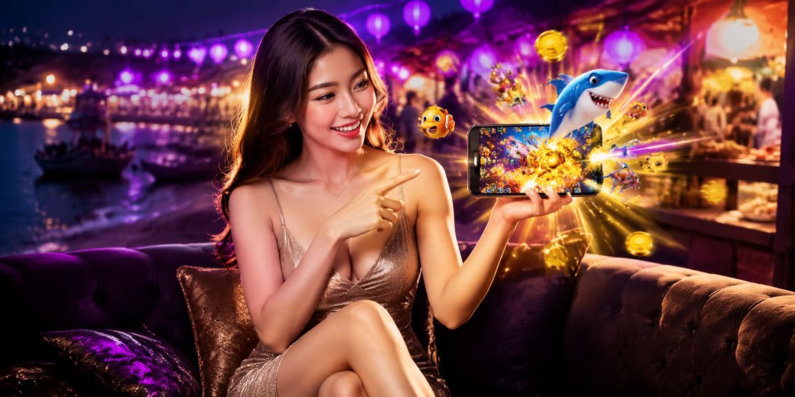 Không khí chợ đêm sôi động tại Mũi Né gắn liền với trò chơi bắn cá và giải trí trực tuyến